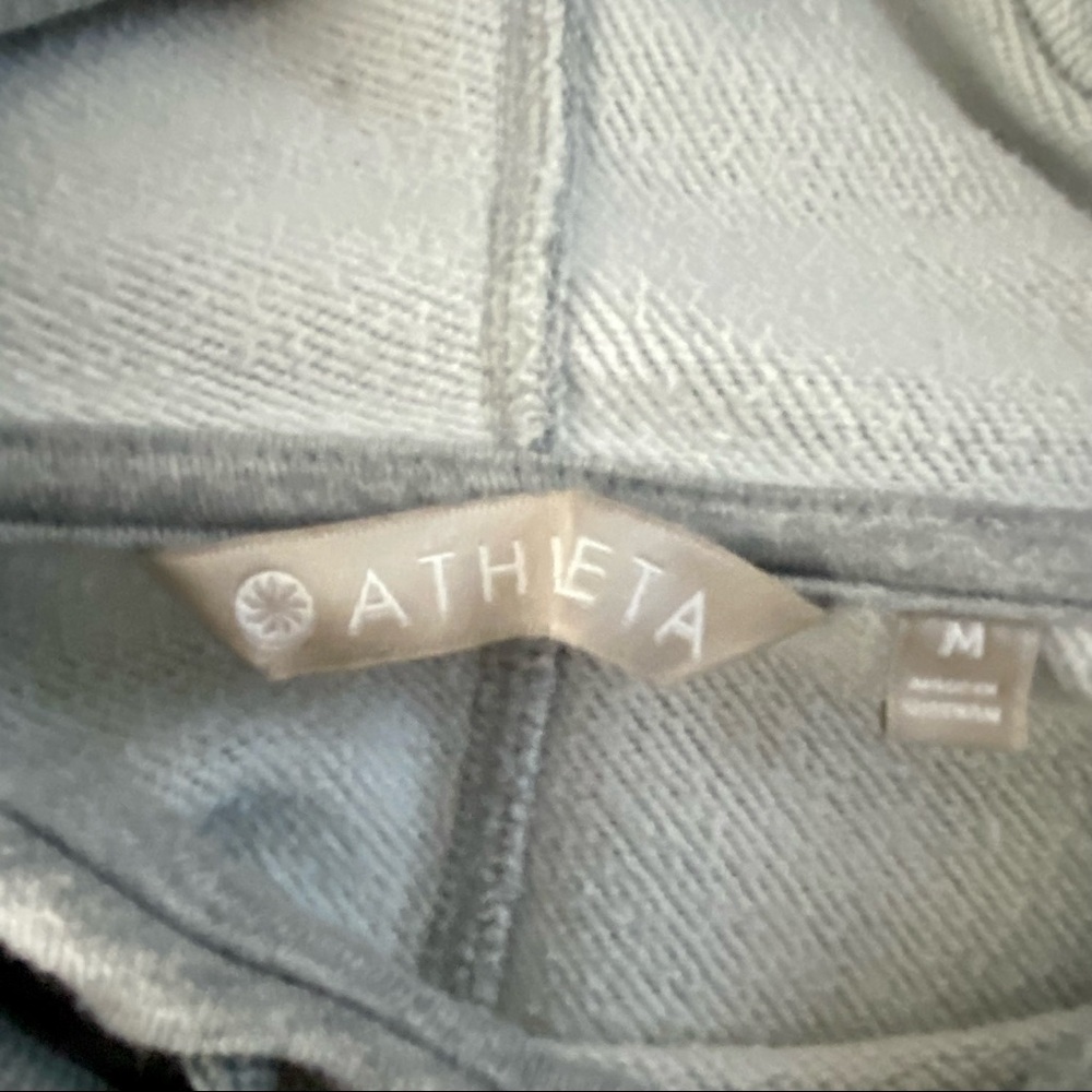 Athleta Incline Hoodie Gray M Super Soft spot - Picture 9 of 9